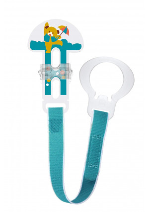MAM Pacifier Clips, Baby Pacifier Clip, Trends' Design Collection Pacifier Clip, Boy, 1-Count, Designs May Vary