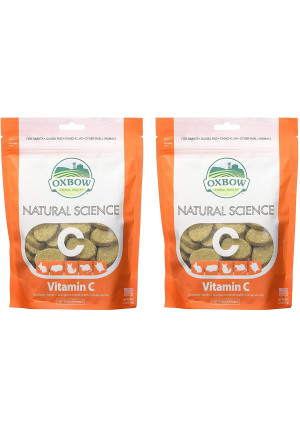 :Oxbow Natural Science Vitamin C Supplement (120 g ), 2 pack, 4.2 oz each