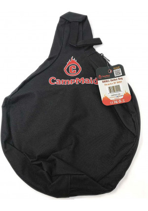 CampMaid Small Skillet Bag  for 8' or 10' Skillet  12' x 17' x 3'  Durable Quality Chef Bag  Lightweight Small Bag  Convenient Outdoor Cookware Portability  Multipurpose Camping Organizer