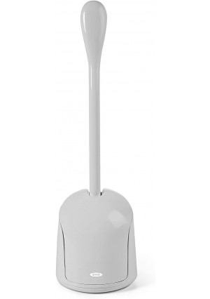 OXO 12225900 Good Grips Hideaway Compact Toilet Brush-Gray