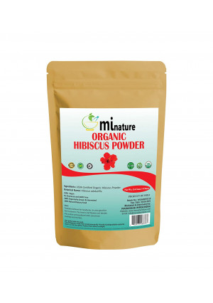 mi nature Hibiscus Powder Zip Lock Pouch, 114g