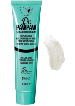 Dr. PAWPAW Multi-Purpose Balm | No Fragrance Balm, For Lips, Skin, Hair, Cuticles, Nails, and Beauty Finishing | 25 ml (Shea Butter, 1 Pack)