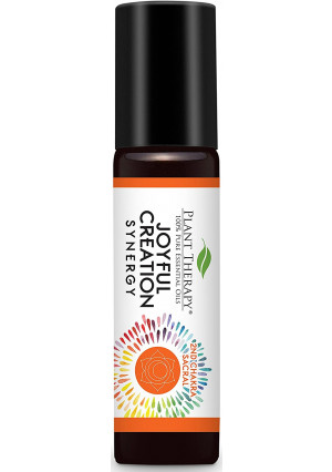Plant Therapy Chakra 2 Joyful Creation Synergy (Sacral Chakra) Pre-Diluted Roll-On 10 mL (1/3 oz) 100% Pure, Therapeutic Grade