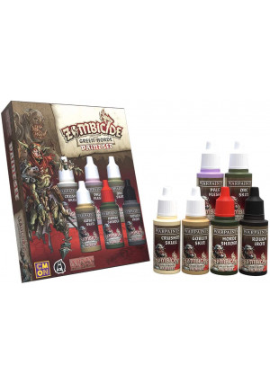 The Army Painter | Zombicide: Green Horde Painting Set | 6 Acrylic Paints | for Cool Mini or Not Zombicide: Black Plague and Green Horde Board Game | Wargames Miniature Model Painting