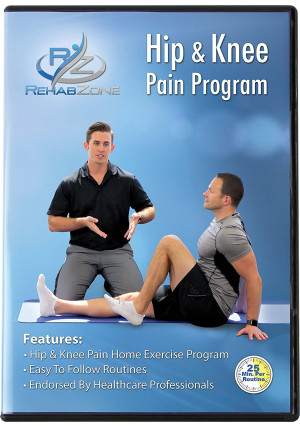 RehabZone Hip and Knee Pain Program: Physician Endorsed Home Exercise DVD Program Created for Those Seeking to Reduce Hip or Knee Pain