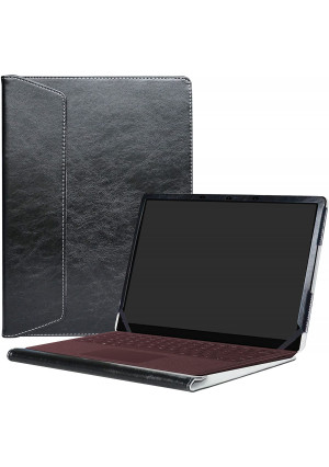 Alapmk Protective Case Cover For 13.5" Microsoft Surface Laptop and Surface Laptop 2 2018 and Surface Laptop 3 2019 (Not fit Surface Laptop 3 15 inch and Surface Book/Surface Pro),Black