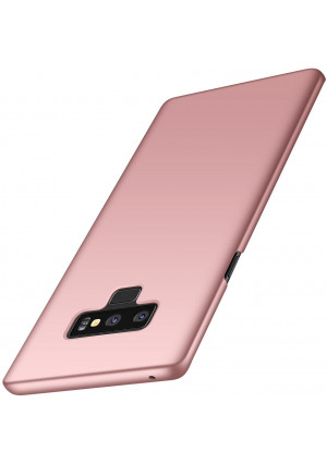 Arkour Galaxy Note 9 Case, Minimalist Ultra Thin Slim Fit Smooth Matte Surface Hard PC Cover for Samsung Galaxy Note 9 (Smooth Rose Gold)