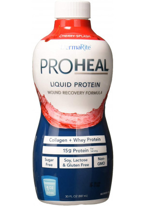Dermarite Industries Proheal Sugar-Free Liquid Protein Supplement