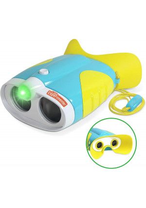 Night Vision Binoculars for Toddlers and Kids with 2X Magnification and Soft, Comfy Viewfinder
