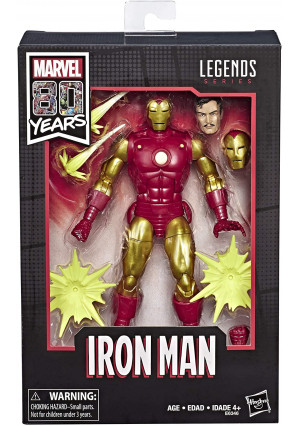 Marvel Comics 80th Anniversary Legends Series 6"-Scale Vintage Comic-Inspired Iron Man