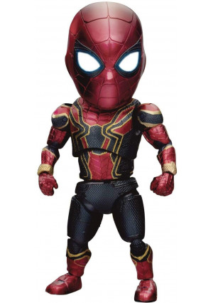 Beast Kingdom Marvel Avengers Infinity War: Iron Spider EAA-060DX Deluxe Egg Attack Action Figure, Multicolor