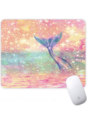 Marphe Mouse Pad Mousepad Non-Slip Rubber Gaming Mouse Pad Rectangle Mouse Pads for Computers Laptop (Mermaid Tail)