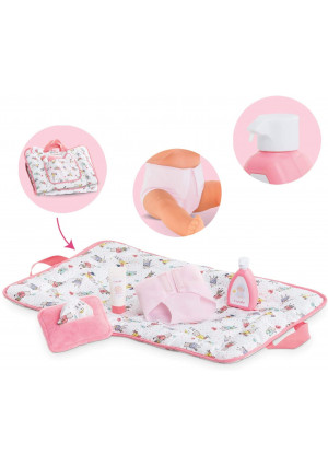 Corolle - 2-in-1 Changing Accessories Set - 5Piece Play Set for 14" and 17" Baby Dolls, Multicolor