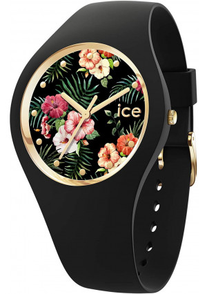 ICE-Watch Women's Quartz Watch with Silicone Strap, Black, 17 (Model: 016671)