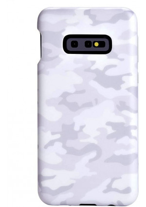 Velvet Caviar Compatible with Samsung Galaxy S10E Case Camo - Cute Protective Phone Cases for Girls and Women (White Camouflage)