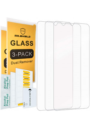 [3-Pack]-Mr.Shield for Samsung Galaxy A20 [Tempered Glass] Screen Protector with Lifetime Replacement