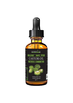 GreenIVe - 100% Pure Castor Oil - Cold Pressed - Hexane Free - Exclusively on Amazon ... (4 Ounce)