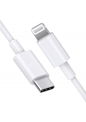 Suswillhit USB-C to Lightning Cable 6Ft Apple MFi Certified Power Delivery Charger Cord Compatible with iPhone X/XS/XR/XS Max/8/8 Plus(White)