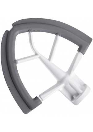 Flex Edge Beater for KitchenAid Tilt-Head Stand Mixer, 4.5-5 Quart Flat Beater Blade with Flexible Silicone Edges Bowl Scraper
