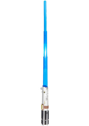 Star Wars Rey Electronic Blue Lightsaber Toy for Ages 6 and Up with Lights, Sounds, and Phrases Plus Access to Training Videos