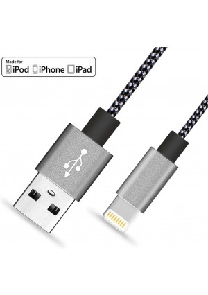 Lightning Cable iPhone Charger Cable Apple MFi Certified iphone Charger Lightning Cable 3FT 1pack iPhone 11 Pro Xs XR X 8 7 6s 6 Plus MAX ipad Charging Cable Cord Fast Accessories Chargers