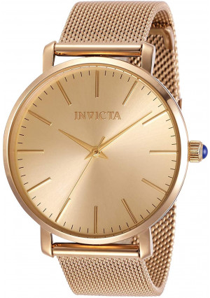 Invicta Women's Angel Quartz Watch with Stainless Steel Strap, Rose Gold, 18 (Model: 31072)