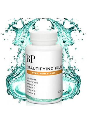 BEAUTIFYING Pills - Enhance Your Beauty from The Inside - Proprietary Blend of Ceramides, Hyaluronic and Vitamins for Nourished Eyes, Hair, and Skin - Inside Out Beauty from Pura by SKN