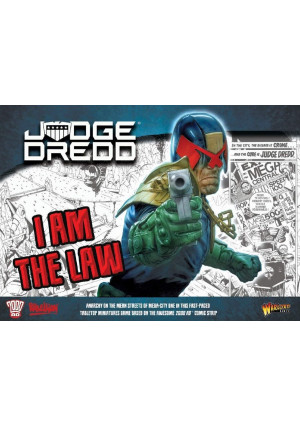 WarLord Judge Dredd I Am The Law Starter Set Miniatures Table Top War Game 651510001, Unpainted
