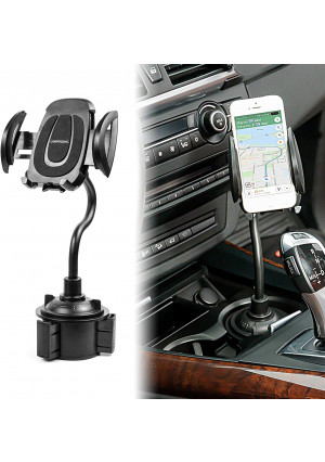 Car Cup Holder Phone Mount  Gooseneck Cell Phone Holder with 360 Degrees Rotation for iPhone XR/XS/XS Max/7/7 Plus /8 Plus/6s/ Samsung Galaxy S7/S8/S9/S10/ Note 10 Carpatodac