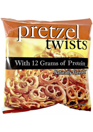 Pretzel Protein Twists | 7 Bags | Low Fat, Low Carb, Keto Diet Friendly, Low Calorie Diet Snack