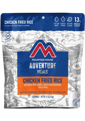 Mountain House Chicken Fried Rice | Freeze Dried Backpacking and Camping Food | Gluten-Free