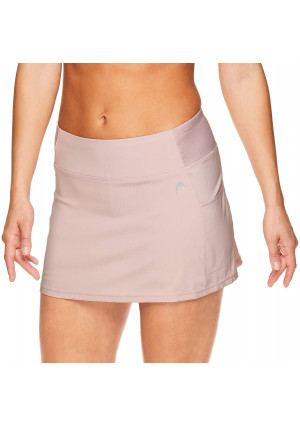 HEAD Women's Athletic Tennis Skirt with Ball Pocket - Workout Golf Exercise and Running Skort