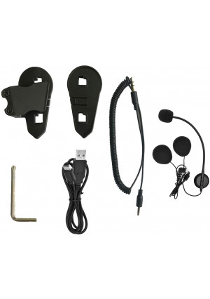 THOKWOK New Version of BT-S3 Motorcycle Intercom Type-C Interface Boom Microphone Earphone Accessories