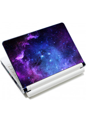 Laptop Stickers Decal,12 13 14 15 15.6 inches Netbook Laptop Skin Sticker Reusable Protector Cover Case for Toshiba Hp Samsung Dell Apple Acer Leonovo Sony Asus Laptop Notebook (Purple Starry Sky)