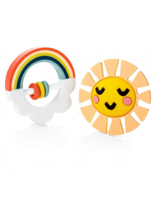 Lucy Darling Baby Teether Little Rainbow