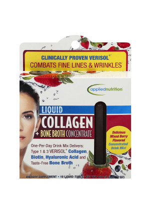 Applied Nutrition Liquid Collagen + Bone Broth Mixed Berry