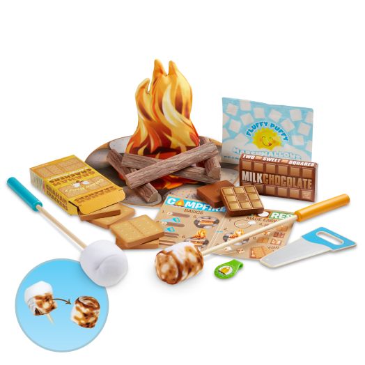 Melissa & Doug Lets Explore Smores & More Campfire Play Set 23 Pieces