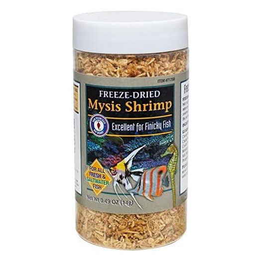 San Francisco Bay Brand Freeze-Dried Mysis Shrimp 0.49-Ounces (14 Grams) Jar
