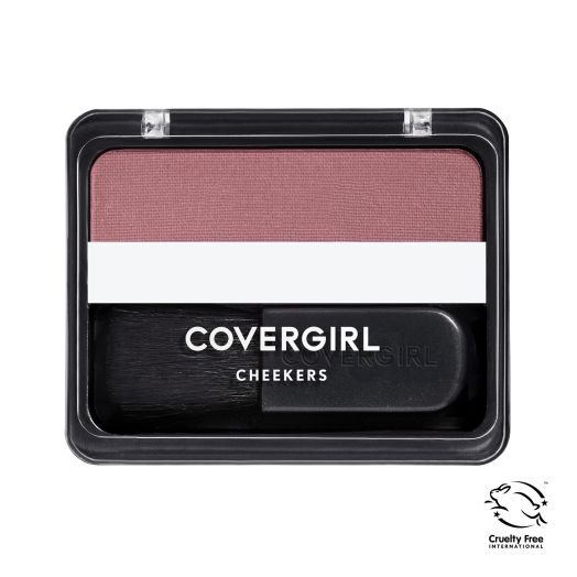 COVERGIRL Cheekers Blendable Powder Blush, 117 Plum Plush, 0.12 oz