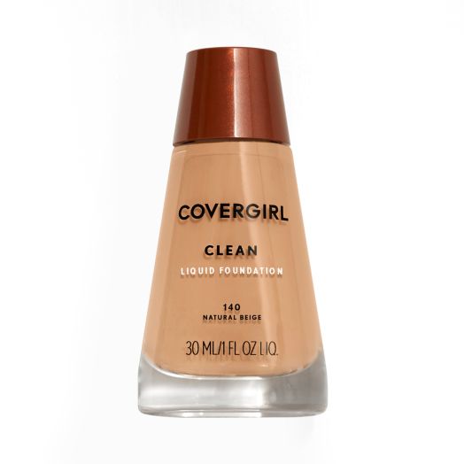 COVERGIRL Clean Liquid Makeup Foundation, Hydrating Foundation, 1 Fl Oz, 1 Count, Liquid Foundation, Moisturizing Foundation, Lightweight Foundation, Cruelty-Free Foundation, Unscented Foundation