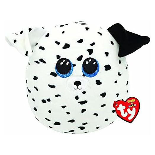 Ty Toys - Squish a Boo Dog Fetch - 20 CM, White, 2009141