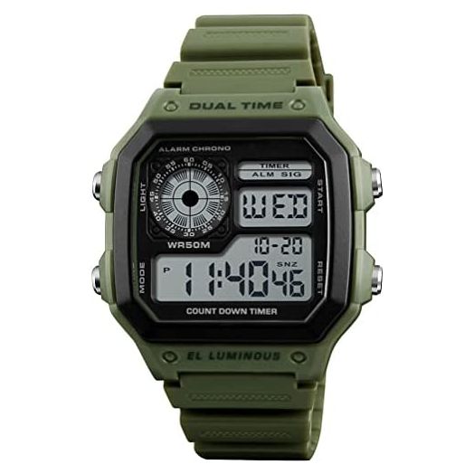 Men's Digital Watch Luminous Waterproof