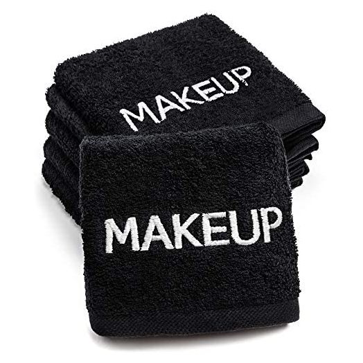 Kaufman – 100% Cotton Makeup Remover Face Washcloth 13in x 13in Reusable Facial Cleansing Ultra Soft and Absorbent Makeup Washcloths (6)