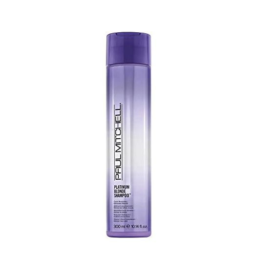 Paul Mitchell Platinum Blonde Purple Shampoo, Cools Brassiness, Eliminates Warmth, For Color-Treated Hair + Naturally Light Hair Colors