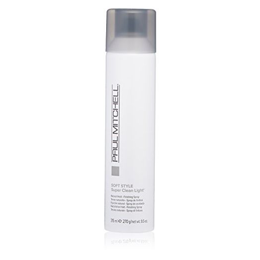 Paul Mitchell Super Clean Light Finishing Hairspray, Natural Hold, Touchable Finish, For Fine Hair, 9.5 oz.