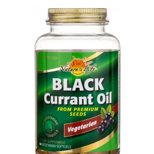 Nature's Life Black Currant Oil - 60 Vegetarian Softgels