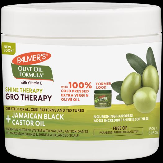 Palmer's Olive Oil Formula Shine Therapy Gro Therapy, 5.25 oz.