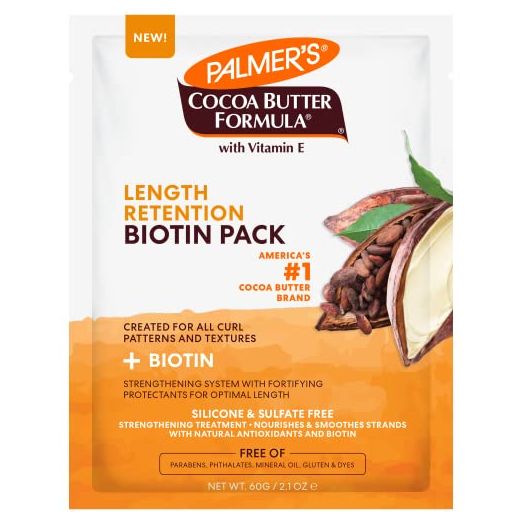 Palmer's Cocoa Butter & Biotin Length Retention Biotin Pack, 2.1 Ounce