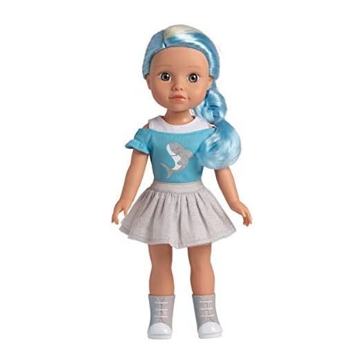 ADORA 14 inch Doll Be Bright Doll Melissa - Shark, Hair Color Changes in The Sun, for Kids Age 3+