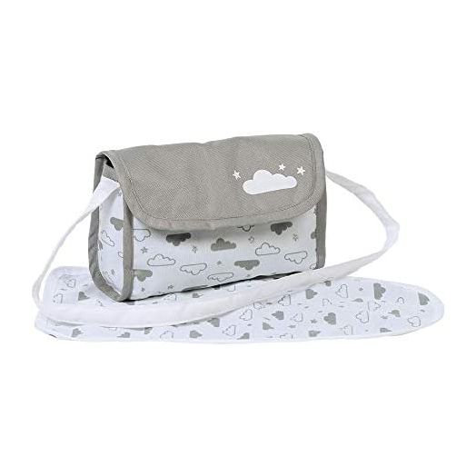 Adora Baby Doll Diaper Bag - Twinkle Stars Diaper Bag with Accessories, Gender Neutral Cloud Print